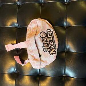 A**holes Live Forever Have a Nice Trip Fanny Pack Pink Marble Waist Bag